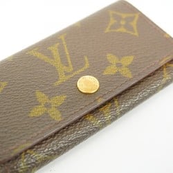 Louis Vuitton Key Case Monogram Multicle 4 M69517 Brown Men's Women's