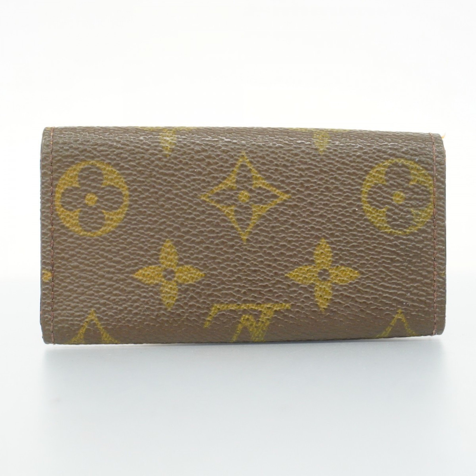 Louis Vuitton Key Case Monogram Multicle 4 M69517 Brown Men's Women's