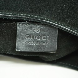 Gucci Shoulder Bag 001 3767 Suede Black Women's