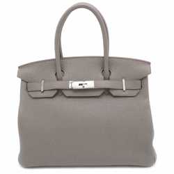 Hermes Birkin 30 Etain Togo T stamp HERMES handbag