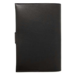 Hermes Passport Case RMS Black Evergrain Calfskin B Stamp Notebook Cover