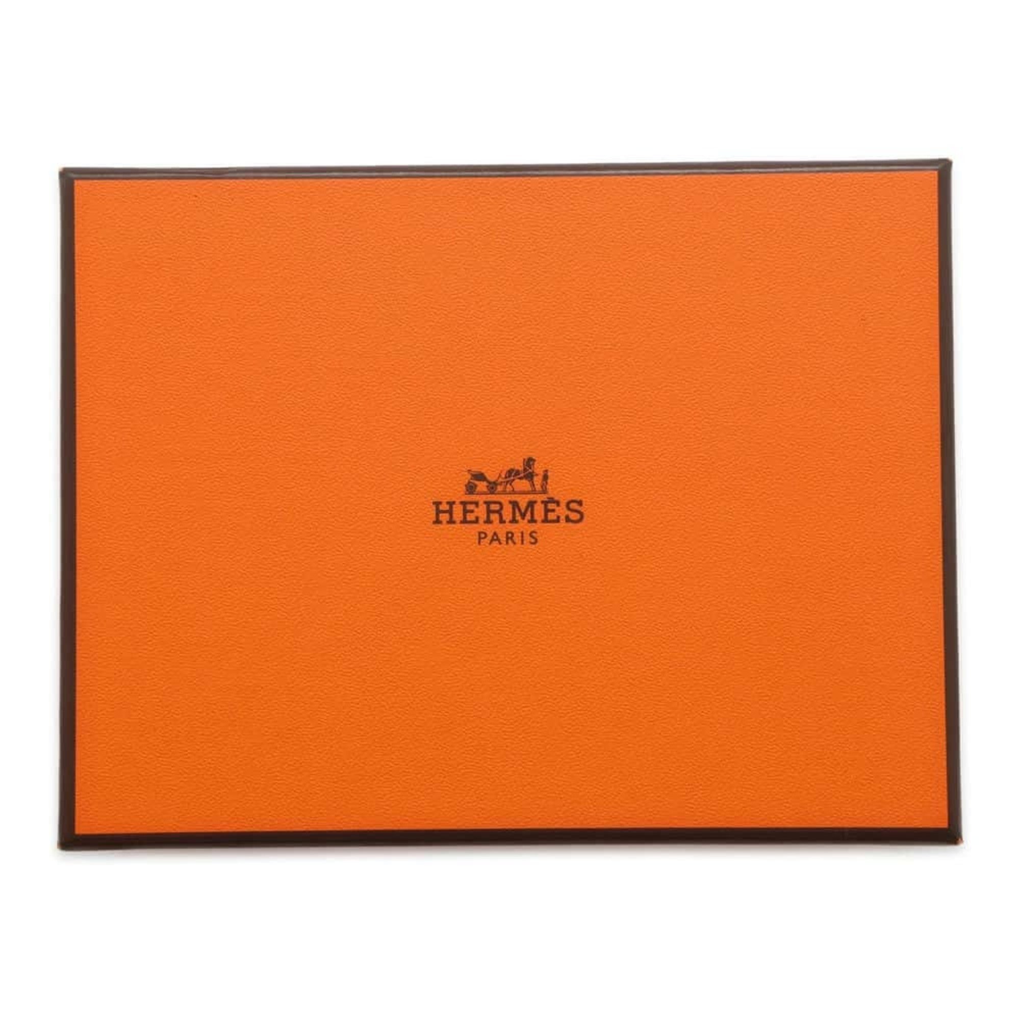 Hermes Passport Case RMS Black Evergrain Calfskin B Stamp Notebook Cover