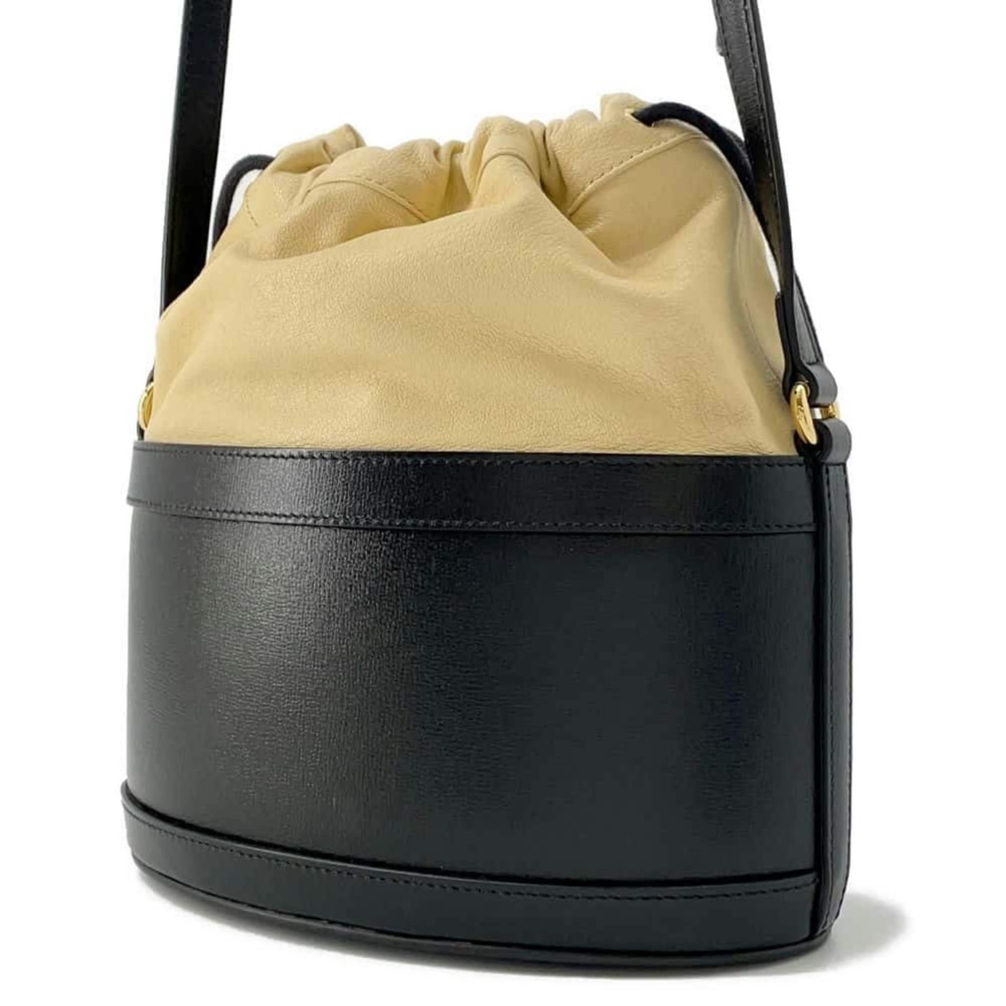 Gucci Shoulder Bag 1955 Horsebit 602118 GUCCI Bucket Black