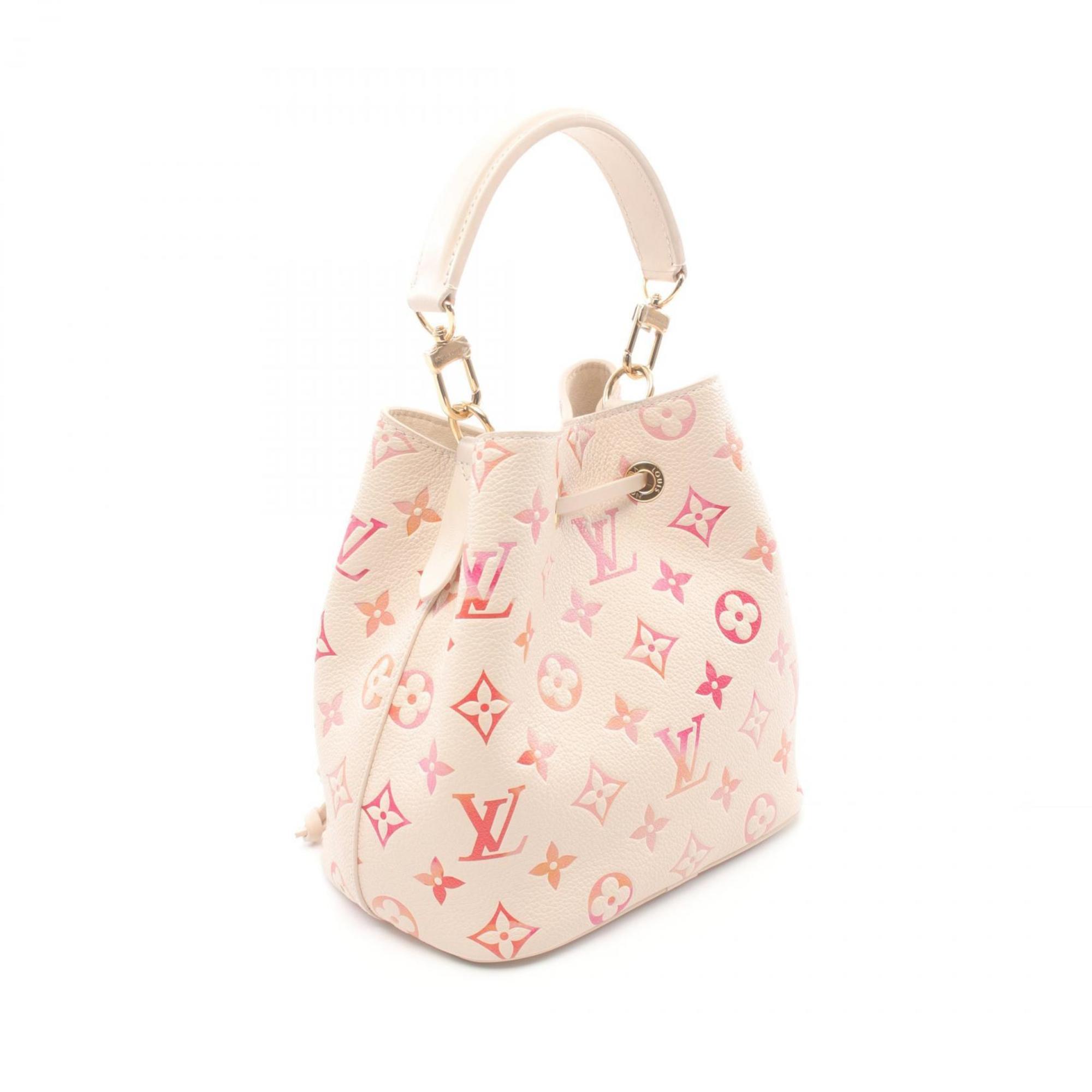 Louis Vuitton NeoNoe BB Monogram Empreinte Sunrise Aquarelle Handbag Bag Leather Women's Ivory M24649