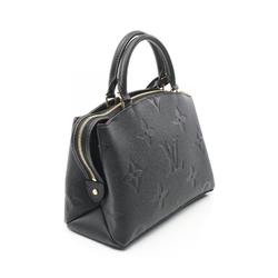 LOUIS VUITTON Petit Palais PM Handbag Bag Leather Monogram Empreinte Women's Black M58916