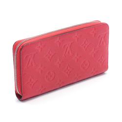 Louis Vuitton LOUIS VUITTON Zippy Wallet Round Long Leather Monogram Empreinte Women's Pink M60942