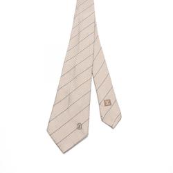 LOUIS VUITTON Micro Damier Necktie Clothing Silk Men's Beige Grey