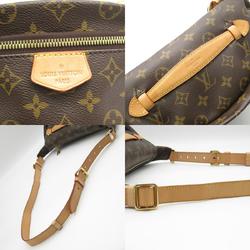 Louis Vuitton LOUIS VUITTON Bum Bag Shoulder Coated Canvas Monogram Men's Black M43644