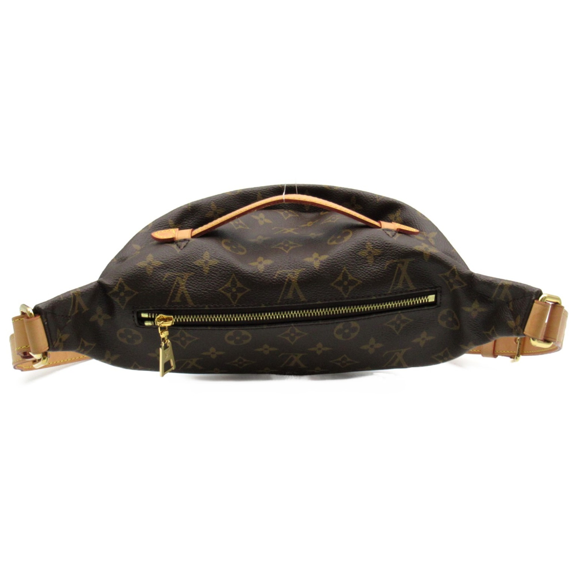 Louis Vuitton LOUIS VUITTON Bum Bag Shoulder Coated Canvas Monogram Men's Black M43644