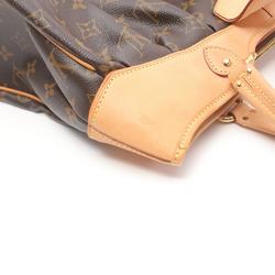 Louis Vuitton Boeti MM Shoulder Bag, Coated Canvas, Leather, Monogram, Women's, Brown, M45714