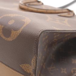 LOUIS VUITTON On the Go GM Monogram Giant Reverse Shoulder Bag Coated Canvas Leather Women's Brown M45320