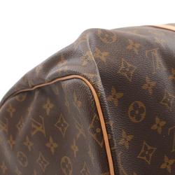 Louis Vuitton Keepall 55 Boston Bag, Coated Canvas, Leather, Monogram, Men's, Women's, Brown, M41424