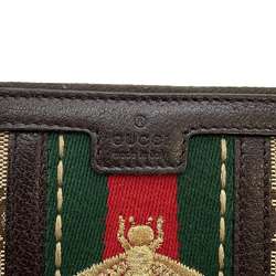 Gucci Long Wallet GG Canvas Bee 406754 GUCCI