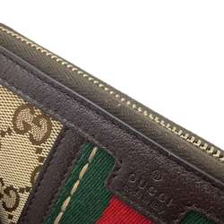 Gucci Long Wallet GG Canvas Bee 406754 GUCCI