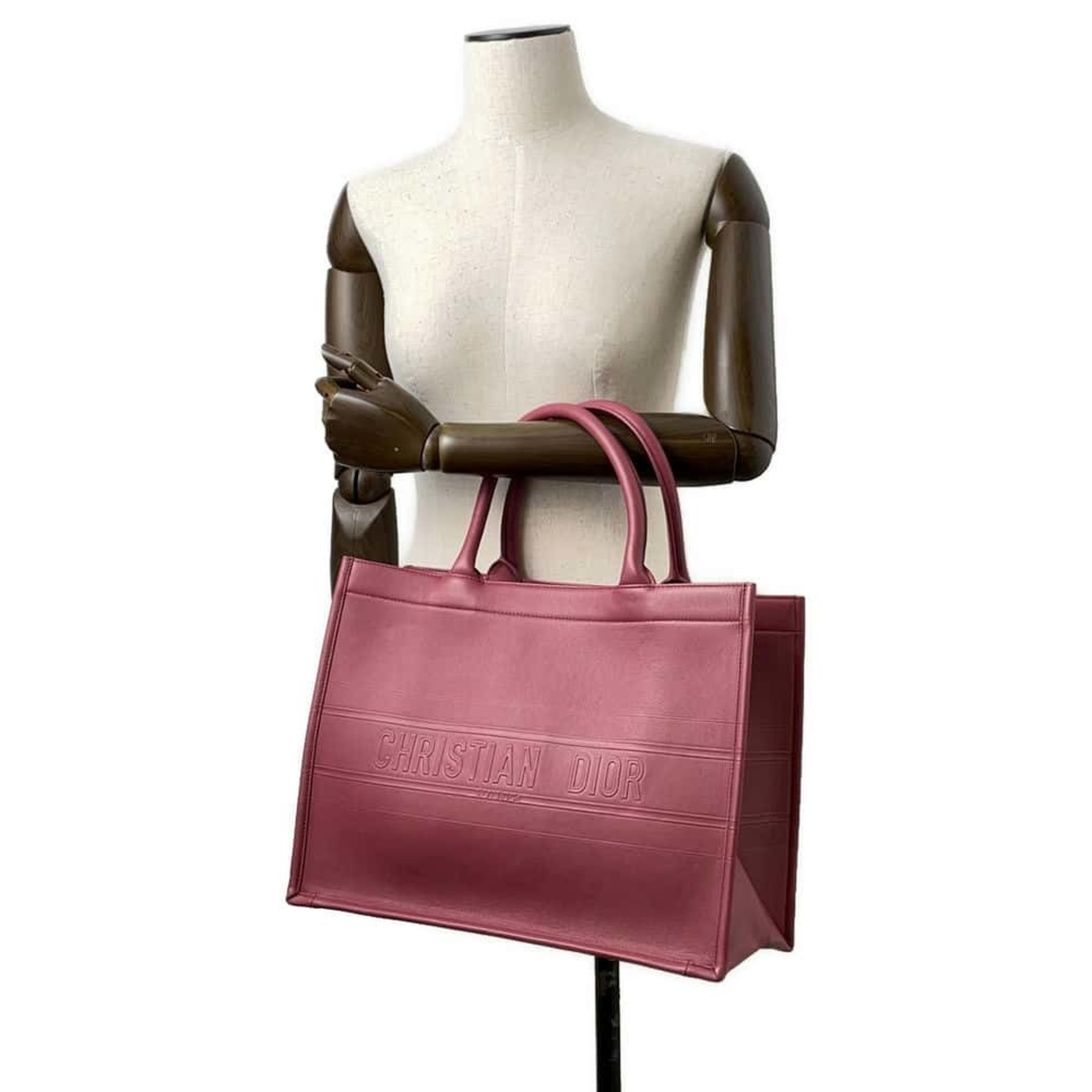 Christian Dior Tote Bag Book Medium Calf Leather M1296ZGSB_M60P