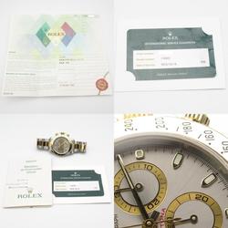 Rolex ROLEX Daytona F Series Wristwatch K18 (Yellow Gold) Stainless Steel Men's Grey 116523