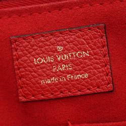 Louis Vuitton LOUIS VUITTON Surenne MM Monogram Cerise Shoulder Bag Coated Canvas Leather Women's Brown Red M43773