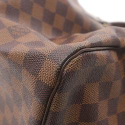 Louis Vuitton Speedy 30 Handbag Bag Coated Canvas Leather Damier Women's Brown N41531