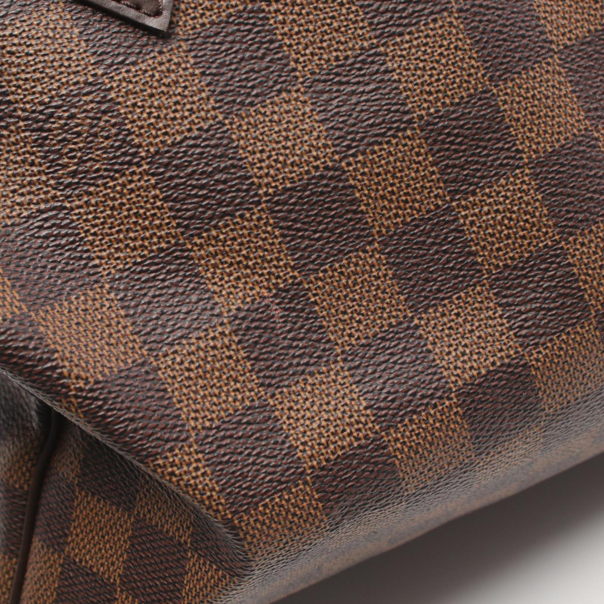 Louis Vuitton Speedy 30 Handbag Bag Coated Canvas Leather Damier Women's Brown N41531