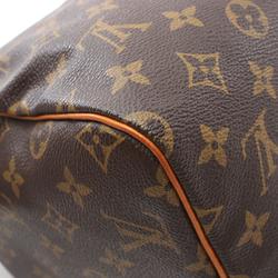 Louis Vuitton Speedy 30 Monogram Handbag Bag Coated Canvas Leather Women's Brown M41526