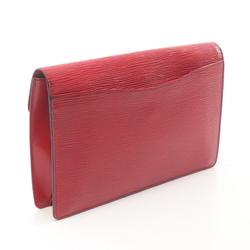 Louis Vuitton Montaigne 27 clutch bag, leather, Epi, women's, red, M52657