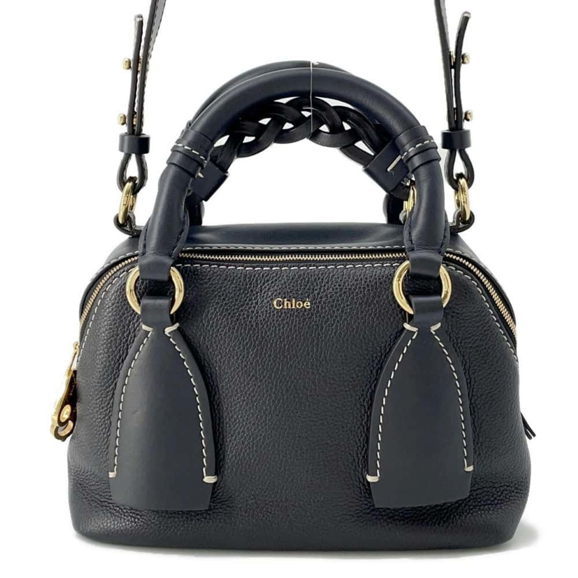 Chloé Chloe Handbag Dahlia Small CHC20US361 2way Shoulder Bag Black