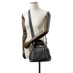 Chloé Chloe Handbag Dahlia Small CHC20US361 2way Shoulder Bag Black