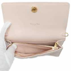 Christian Dior Chain Wallet Caro Pouch Cannage Calfskin S5134UWHC_M413