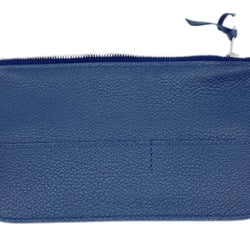 HERMES Dogon Duo GM Togo Blue Nuit Y Stamp (Made) Navy Long Wallet Coin Case Leather Women Men