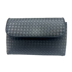 BOTTEGA VENETA Bottega Veneta shoulder bag black satin handbag for women and men