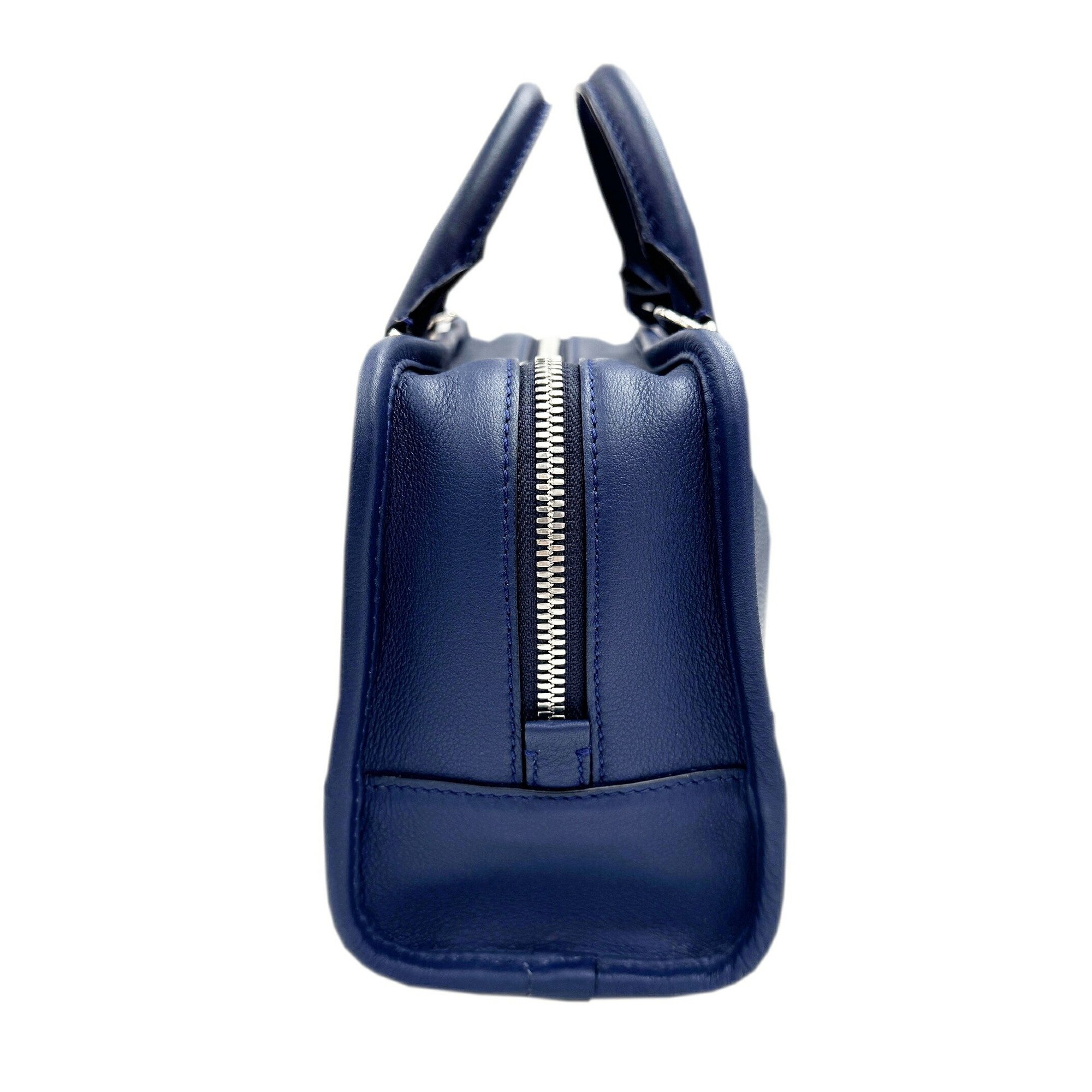 LOEWE Amazona 23 2way shoulder bag, leather, navy, 352.30