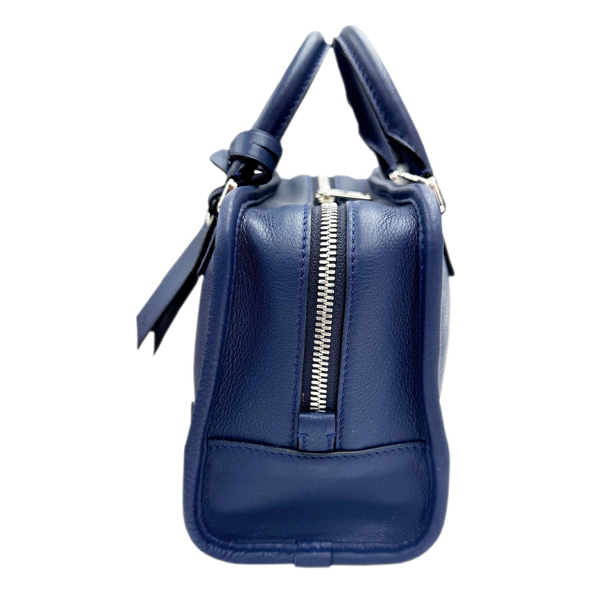 LOEWE Amazona 23 2way shoulder bag, leather, navy, 352.30