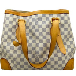 LOUIS VUITTON Louis Vuitton Hampstead MM Damier Azur N51206 Tote Bag for Women