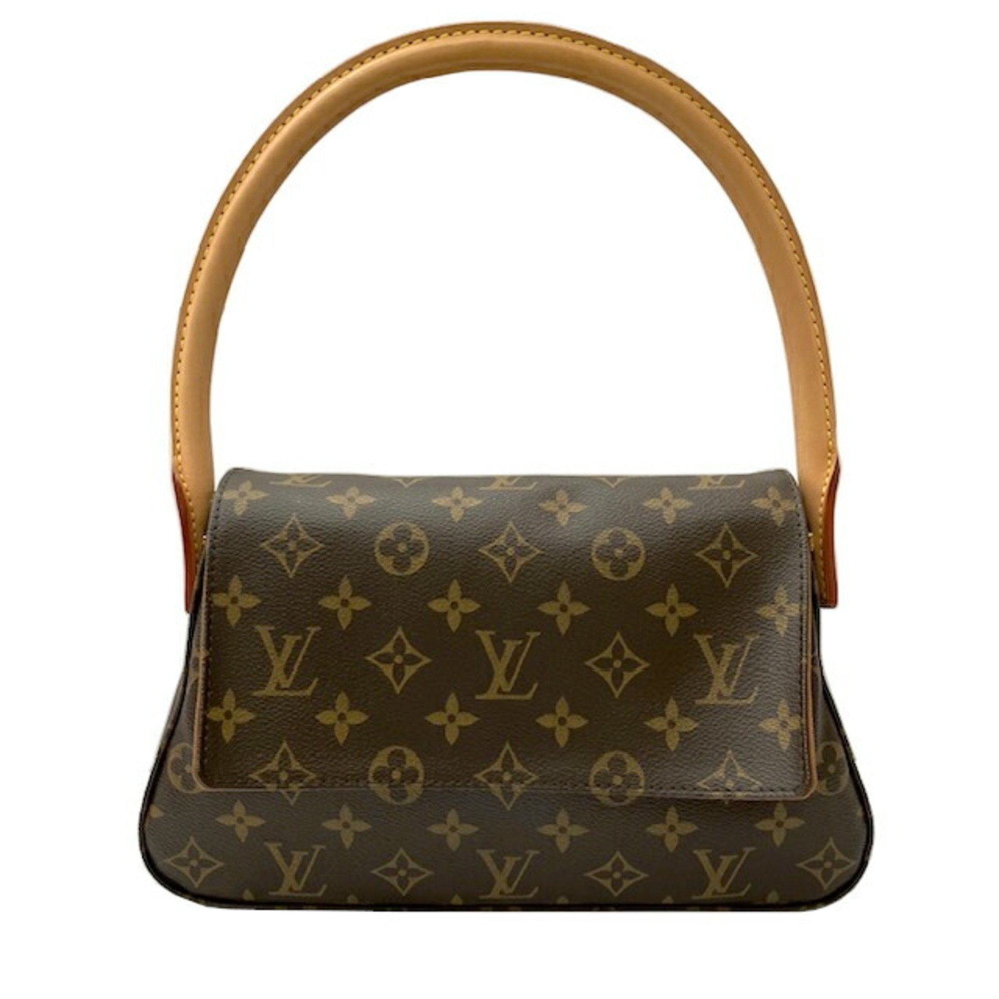 LOUIS VUITTON Louis Vuitton Looping Monogram M51147 DU1016 Shoulder Bag for Women