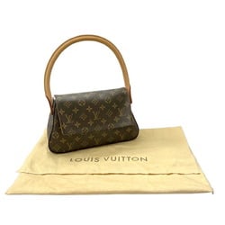 LOUIS VUITTON Louis Vuitton Looping Monogram M51147 DU1016 Shoulder Bag for Women