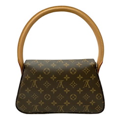 LOUIS VUITTON Louis Vuitton Looping Monogram M51147 DU1016 Shoulder Bag for Women