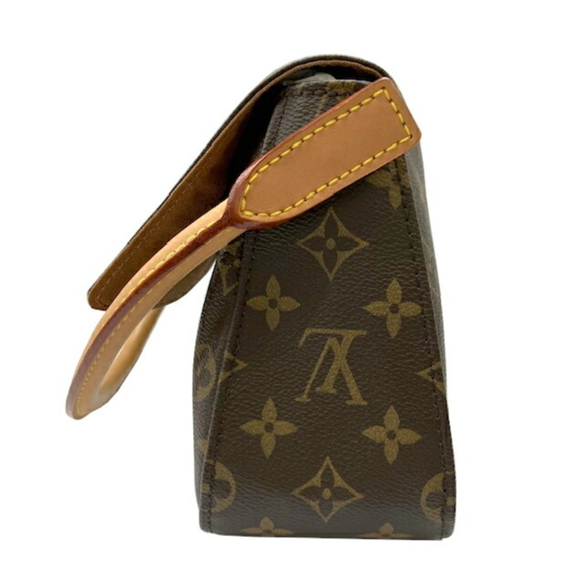 LOUIS VUITTON Louis Vuitton Looping Monogram M51147 DU1016 Shoulder Bag for Women