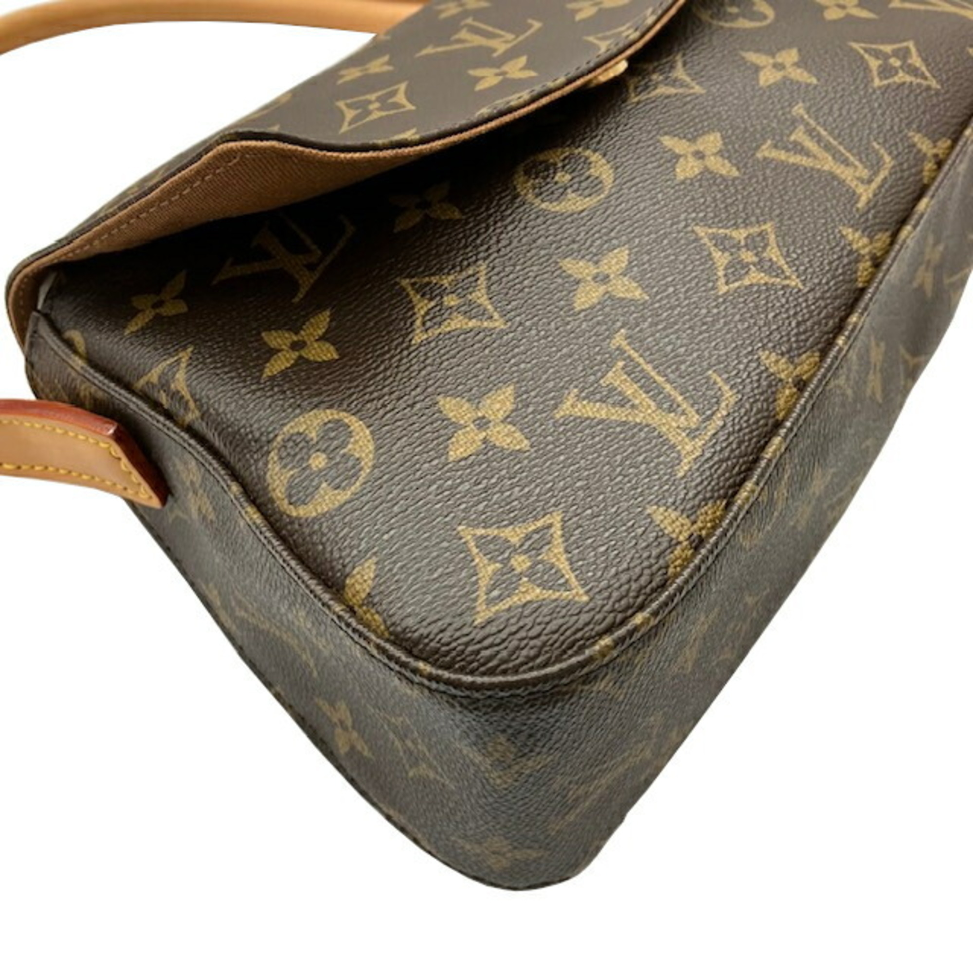 LOUIS VUITTON Louis Vuitton Looping Monogram M51147 DU1016 Shoulder Bag for Women