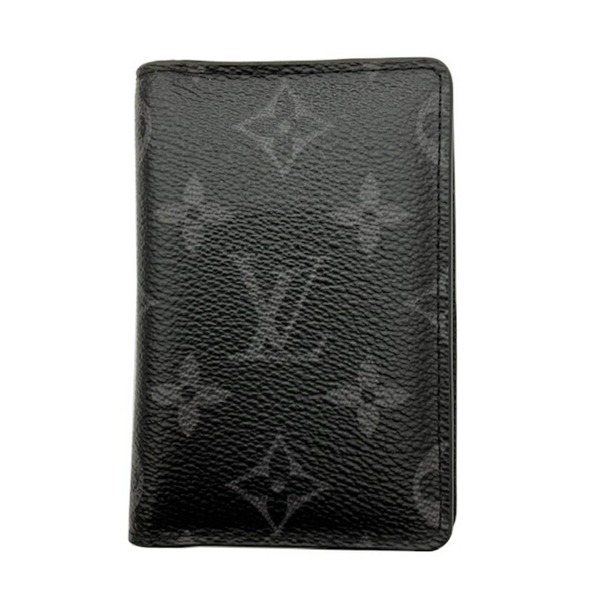 LOUIS VUITTON Organizer de Poche Monogram Eclipse Card Case Black M61696 RFID