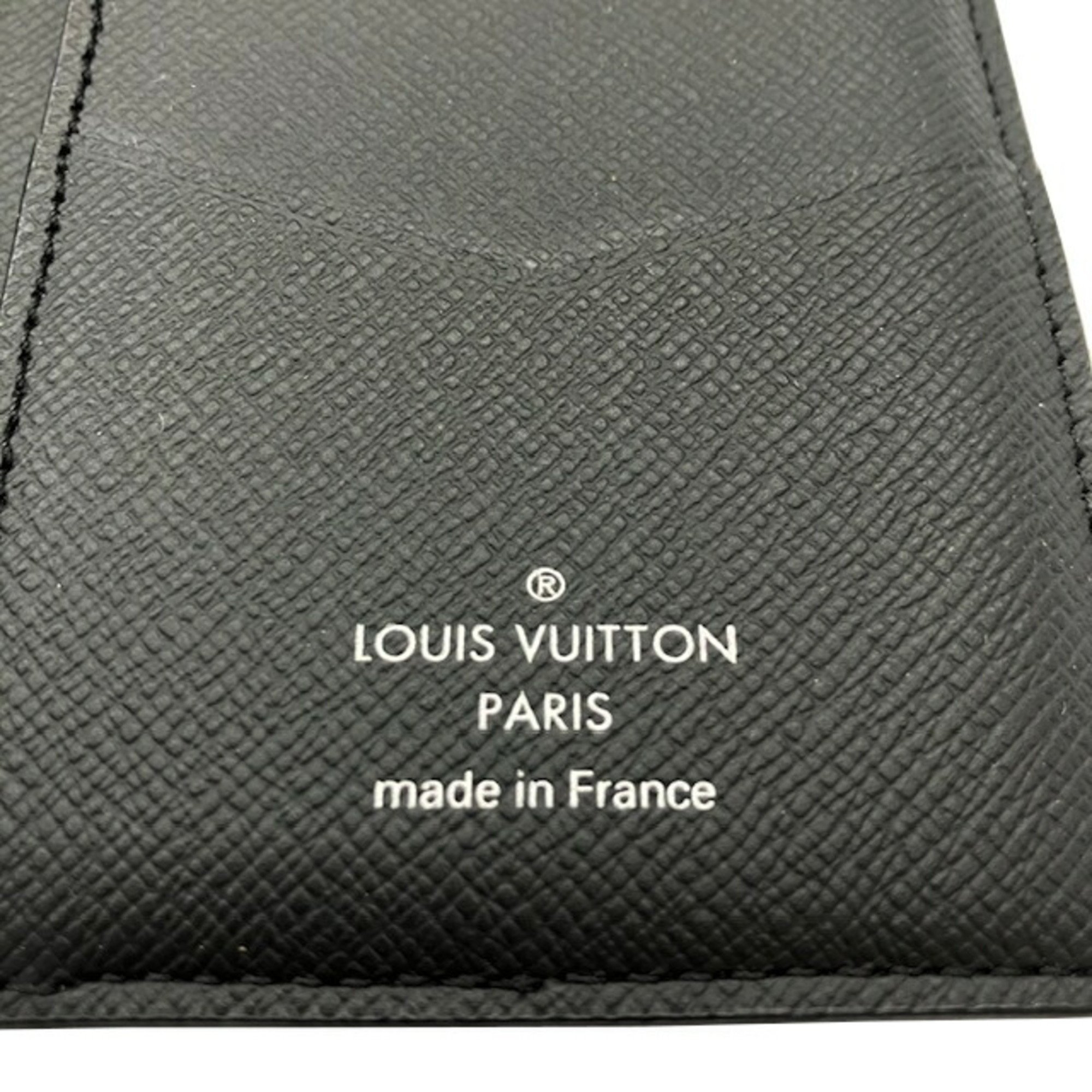 LOUIS VUITTON Organizer de Poche Monogram Eclipse Card Case Black M61696 RFID