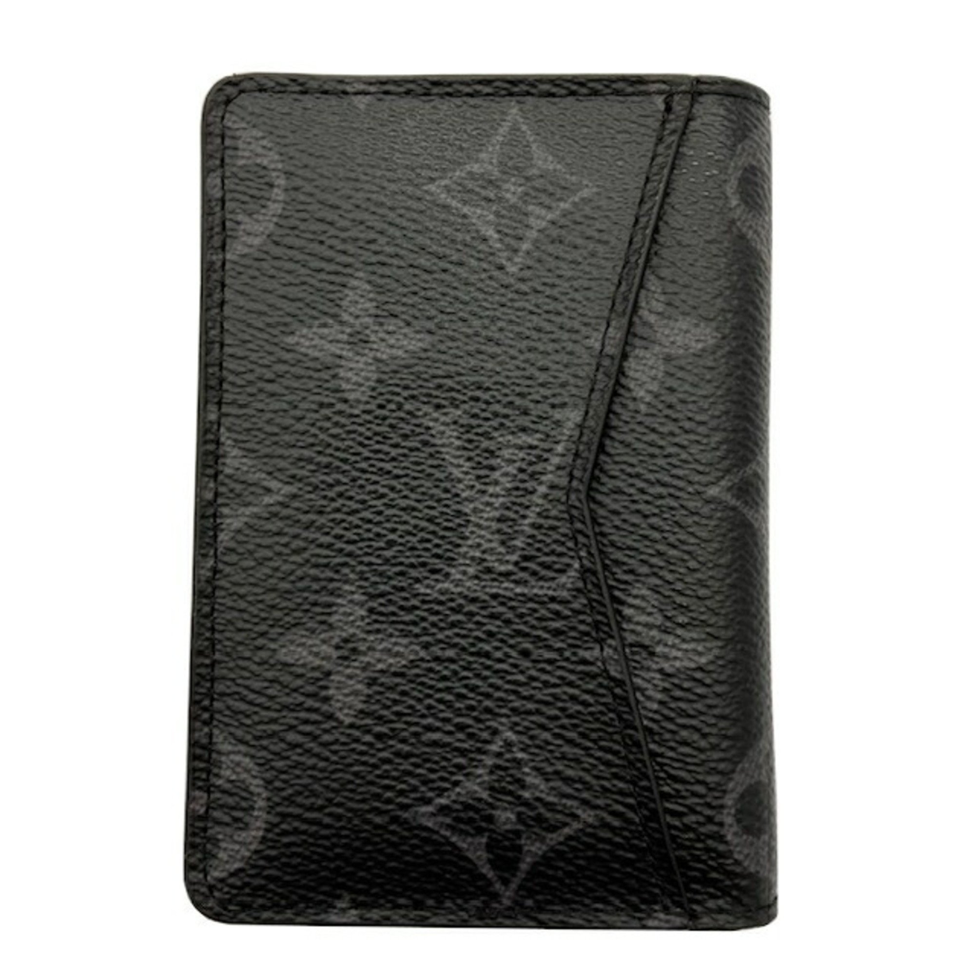 LOUIS VUITTON Organizer de Poche Monogram Eclipse Card Case Black M61696 RFID