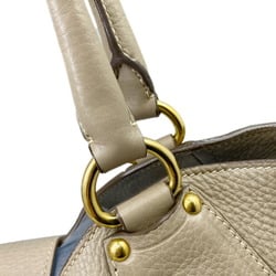 PRADA Prada Tote Bag Shoulder Leather Beige BR4645 Women's