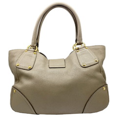 PRADA Prada Tote Bag Shoulder Leather Beige BR4645 Women's