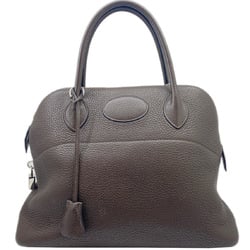 Hermes Bolide 31 Taurillon Chocolate Q Stamp (2013) Shoulder Handbag for Women Brown