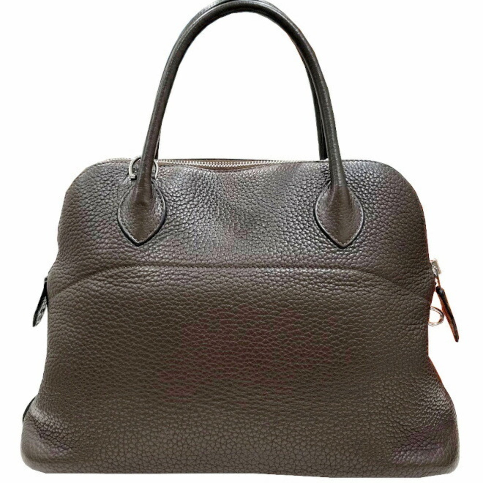 Hermes Bolide 31 Taurillon Chocolate Q Stamp (2013) Shoulder Handbag for Women Brown