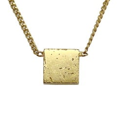 FENDI Necklace Zucca GP Gold Plated Women's