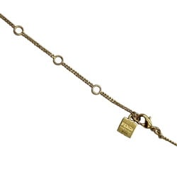 FENDI Necklace Zucca GP Gold Plated Women's