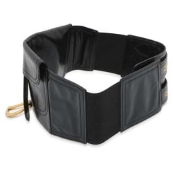 Christian Dior Belt Saddle Leather B0049CNOH Black