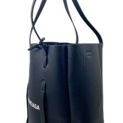 BALENCIAGA Everyday Tote XS Leather Black Shoulder 489813 Women's Men's