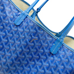 GOYARD Saint Louis PM Handbag Tote Bag Coated Canvas Blue Women's